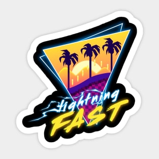 Lightning Fast Sticker